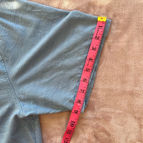 Jamaica Jaxx 100%Silk Blue Casual Button Down Shirt Size XL - Picture 6 of 10